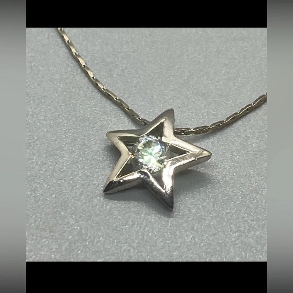Alexa’s Angels Cubic Zirconia Star Necklace #6538